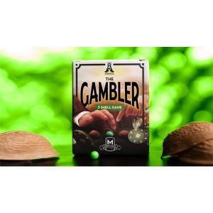 THE GAMBLER / THREE SHELL GAME (Gimmicks and Instructions) by Apprentice Magic  - Trick