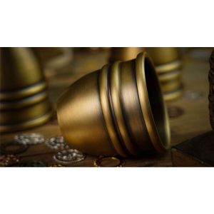 Artistic Combo Cups and Balls (Brass) by TCC - Trick