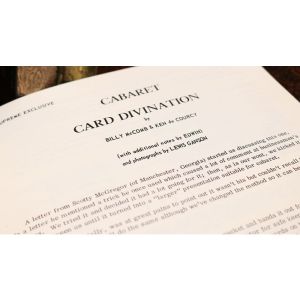 Cabaret Card Divination by Billy McComb and Ken de Courcy - Book