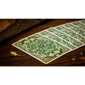 Babylon (Forest Green) Playing Cards by Riffle Shuffle (VT)