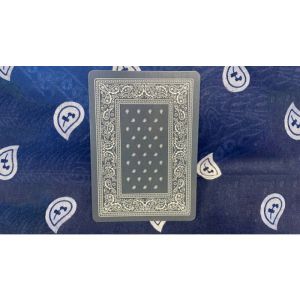 Gilded Bicycle Bandana (Blue) Playing Cards