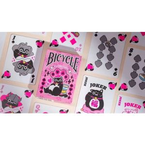 Bicycle Cat (Pink) Playing Cards by US Playing Card Co.