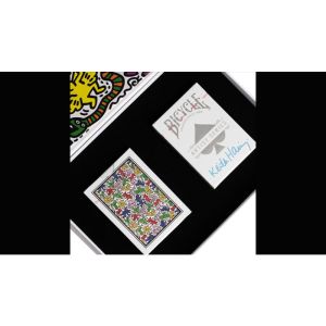 Bicycle Keith Haring (Box Set Red and Blue) Playing Cars by US Playing Cards