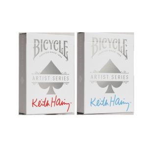 Bicycle Keith Haring (Box Set Red and Blue) Playing Cars by US Playing Cards