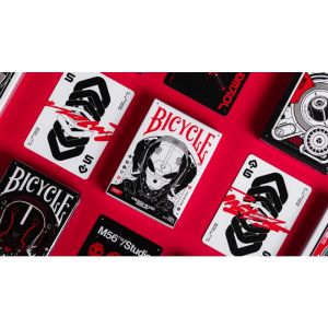 Bicycle Machine56 R-TYPE/3 White Playing Cards by RunIt Decks
