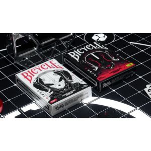Bicycle Machine56 R-TYPE/3 White Playing Cards by RunIt Decks