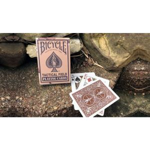 Bicycle Tactical Field Green Camo/Brown Camo (6 Decks) by US Playing Card Co