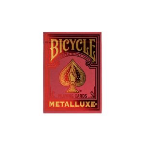 Bicycle Metalluxe Red Playing Cards by US Playing Card Co.