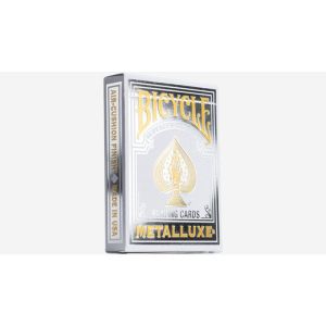 Bicycle Metalluxe Silver Playing Cards by US Playing Card Co. (VT)