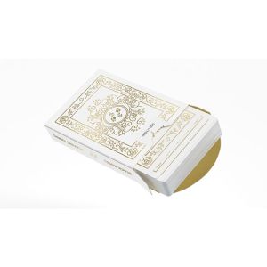 Black Roses White Gold Foil Playing Cards