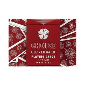 Choice Cloverback (Red) Playing Cards