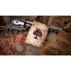 Deadwood Marked (Red) Playing Cards  by Matthew Wright and Mark Bennett