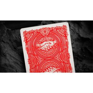 Deal with the Devil (Scarlet Red) UV Playing Cards by Darkside Playing Card Co (VT)
