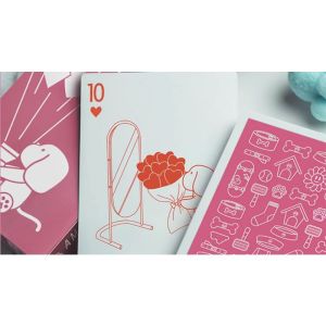 Diary of Kitten and Puppy - Puppy Pink Edition Playing Cards