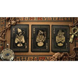 Egypt Mythology Black Edition (Pharaoh, Dark Gray) Playing Cards (VT)