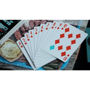 FRANKLIN BBQ RETRO BLACK PLAYING CARDS