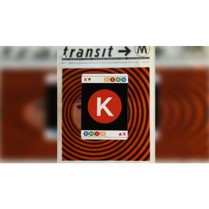 BLACK EDITION FULTON STREET MTA PLAYING CARDS (1972 VIGNELLI MAP EDITION)