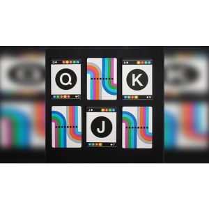 WHITE EDITION FULTON STREET MTA PLAYING CARDS (1972 VIGNELLI MAP EDITION)
