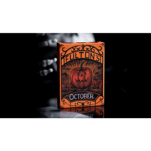 OCTOBER V2 PUMPKIN ORANGE PLAYING CARDS