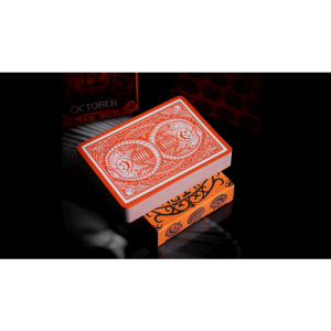 OCTOBER V2 PUMPKIN ORANGE PLAYING CARDS