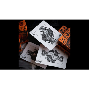 OCTOBER V2 PUMPKIN ORANGE PLAYING CARDS