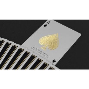 Gold Foil Black Roses Casino Playing Cards (VT)