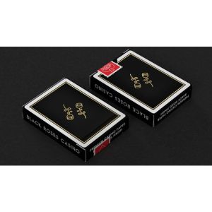 Gold Foil Black Roses Casino Playing Cards (VT)