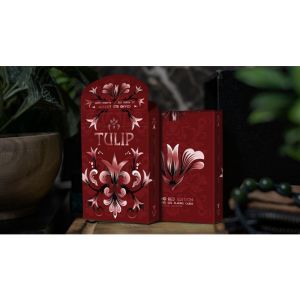 Grand Tulip Red Gilded Playing Cards (VT)