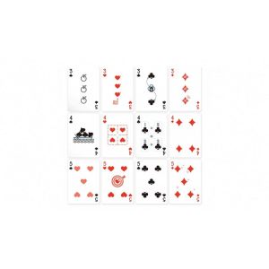 GUAN DAM -Warriors of the Three Kingdoms (Black) Playing Cards by YOKAGAME