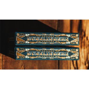 Gunslingers Poker (Blue) Playing Cards
