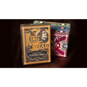 King's Head (Black and Gold Foil) Playing Cards  by Joker and the Thief