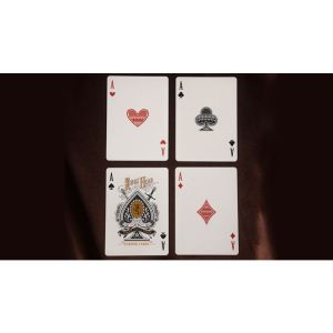 King's Head (Black and Gold Foil) Playing Cards  by Joker and the Thief