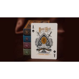 King's Head (Blue & Red) Playing Cards  by Joker and the Thief