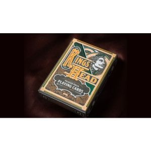 Kings Head (Green & Yellow) Playing Cards  by Joker and the Thief