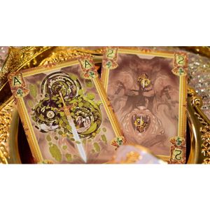 King Arthur V2 (Golden Dawn) Playing Cards by KING STAR