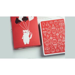 Kitten Diary - Red Limited Edition Playing Cards by ACPC (VT)