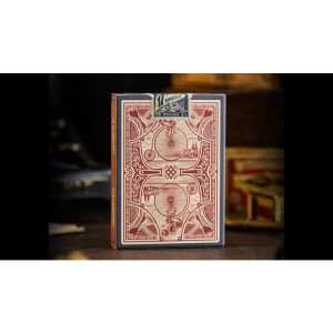 Le Voyage Du Chat Rouge Playing Cards by Stockholm17