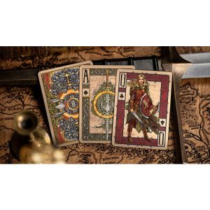 The Lord of the Rings - Return of the King Playing Cards by Kings Wild Project(Green)