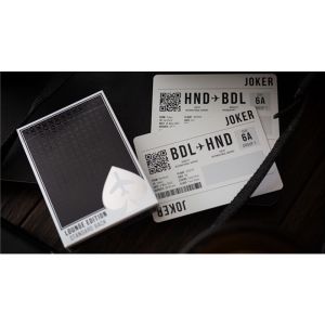 Lounge Edition Unmarked (Tarmac Black) by Jetsetter Playing Cards