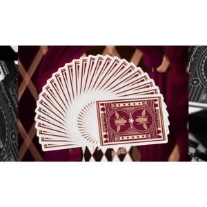 Montauk Hotel Burgundy Playing Cards by Gemini