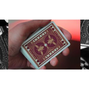 Montauk Hotel Burgundy Playing Cards by Gemini