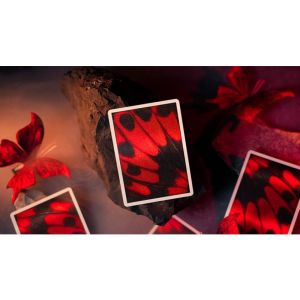 Morpho V2 (Carmine) Playing Cards by TCC Fashion