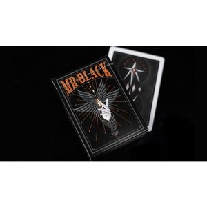 Mr. Black V1 (Black) Playing Cards