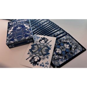 Neko Samurai (Blue) Playing Cards (VT)