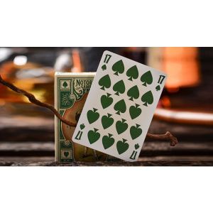Notorious Gambling Frog (Green) Playing Cards by Stockholm17