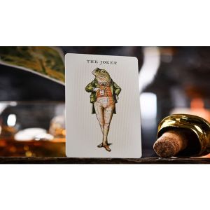 Notorious Gambling Frog (Green) Playing Cards by Stockholm17