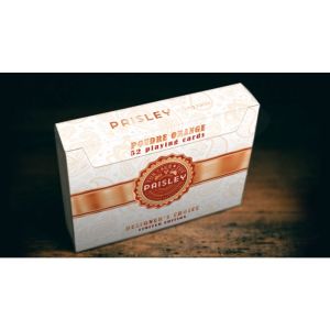 Paisley Ton sur Ton Poudre Orange Foil Designer's Choice