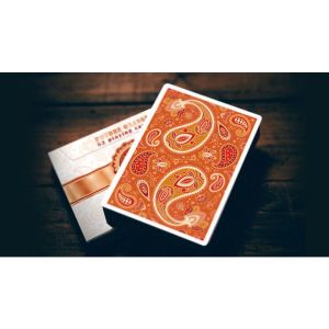 Paisley Ton sur Ton Poudre Orange Foil Designer's Choice
