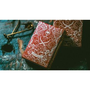 Red Seafarers Playing Cards by Joker and the Thief (VT)