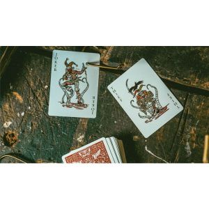 Red Seafarers Playing Cards by Joker and the Thief (VT)